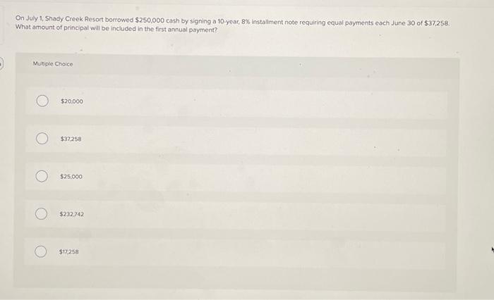 The contract rate is 11%, and interest is paid semiannualy on June