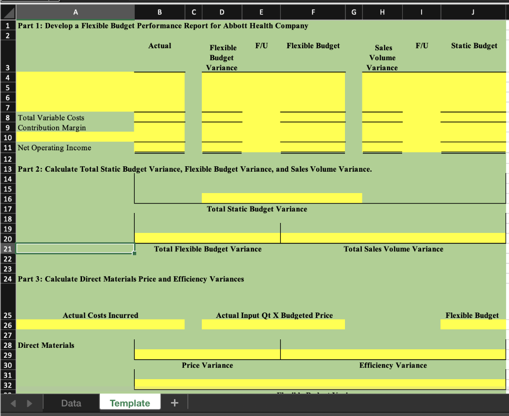 Health Company who makes vaccines. 2 Budgeted 3 Average Selling Price Per