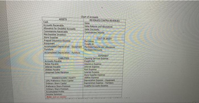  answer number 3 INSTRUCTIONS: (1) Complete the adjustments section of the