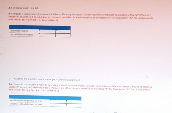 in the hospital's labFleming has asked you to evaluate costs for the