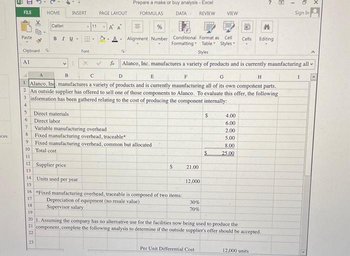 SUM, IF and Basic Math Functions Wanco, Inc. manufactures a variety of