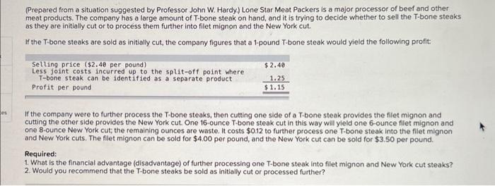  PLEASE HELP REQUIRED 1 and 2 (Prepared from a situation suggested