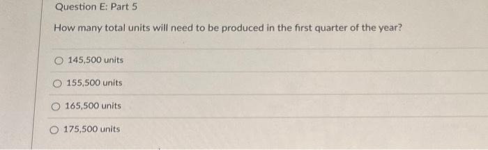 that predicts the following unit sales for the next six months: Unit