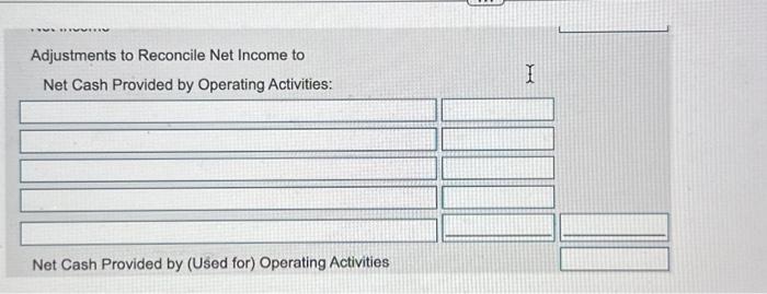 following data for the year ended June 30,2024 : (Click the icon