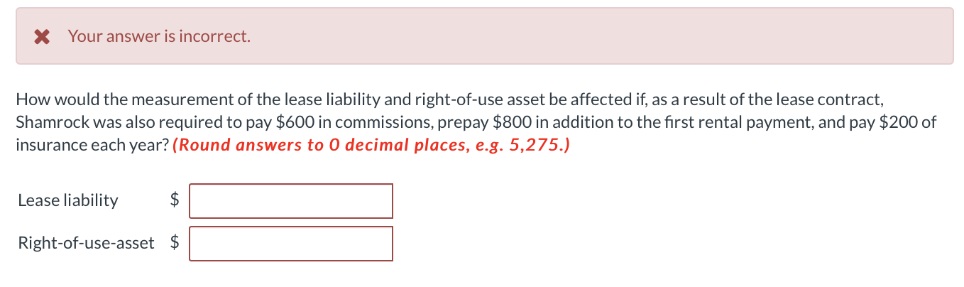 called for annual rental payments of $1,082 at the beginning of each