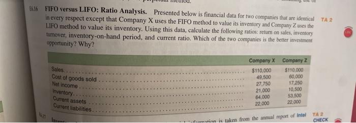 please answer the FULL question. thank you. 14% FIFO versus LIFO: Ratio