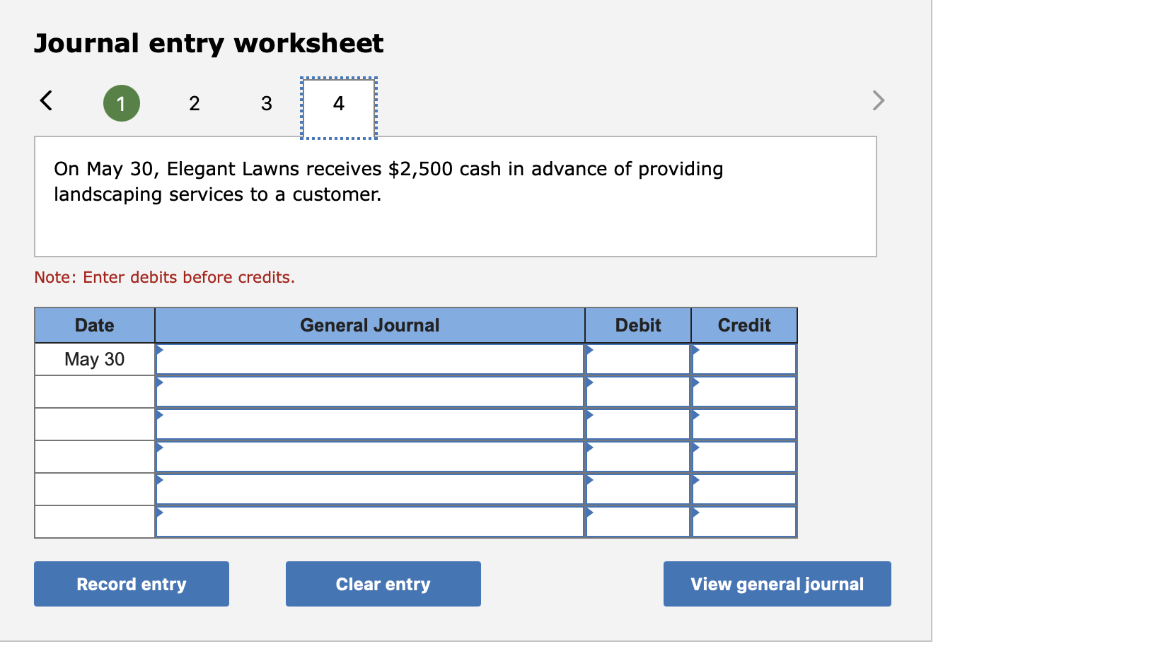 accountsaccount numbers in parentheses: Cash (101); Accounts Receivable (106); Office Supplies (124);