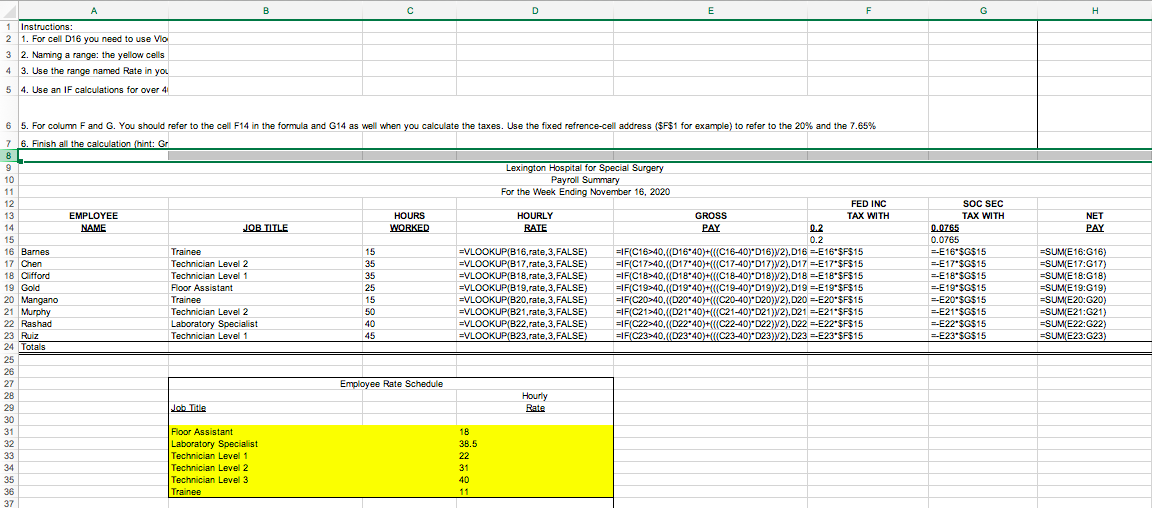  Please help me find the error in my formulas, NOT solve,
