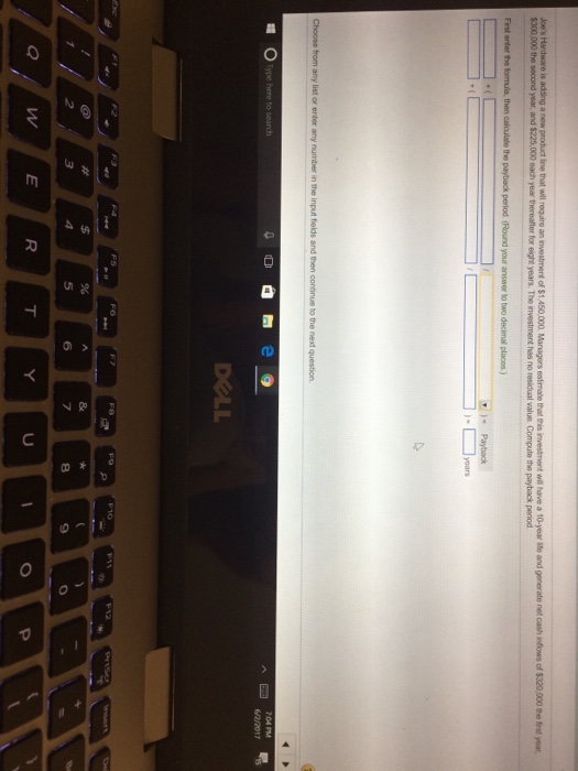  Joe's Hardware is adding a new product line that will require