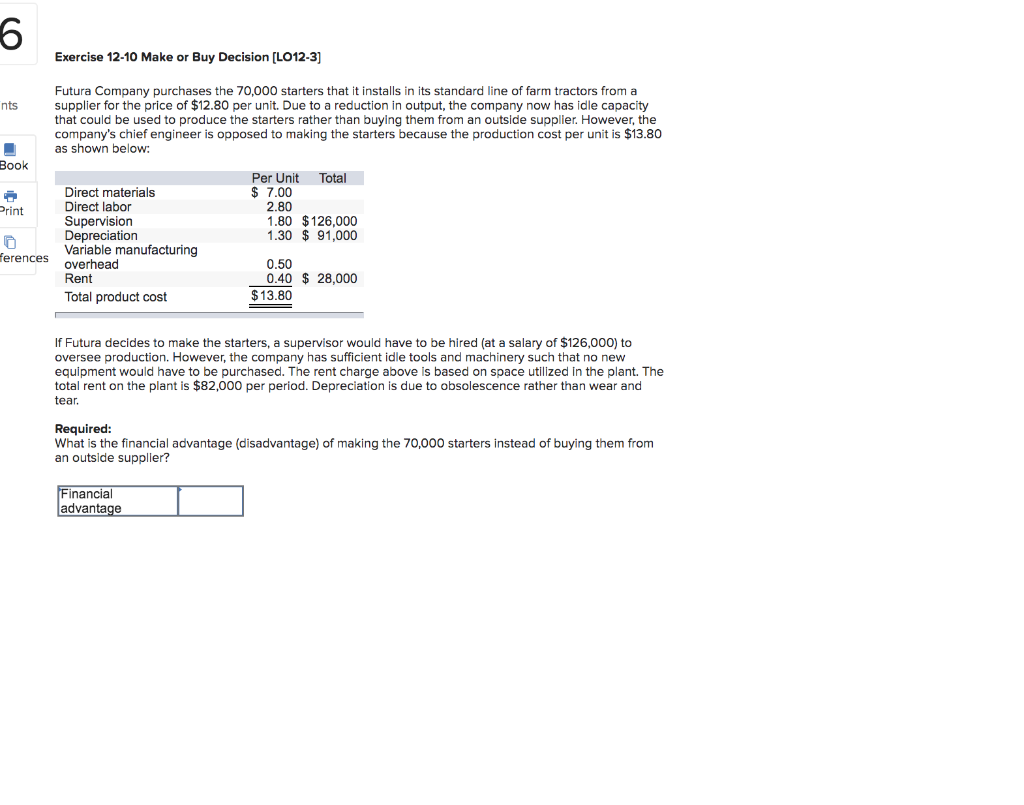 great review! Exercise 12-9 Special Order Decision (LO12-4) Delta Company produces a