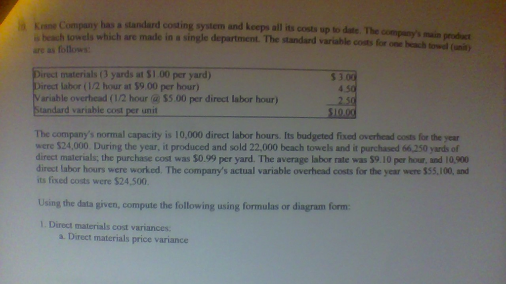  please answer Please answer 1 2 3 and 4. Krane Company
