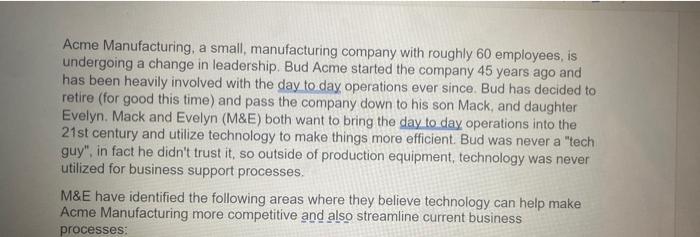 it is one question so please answer it adressing the 5 points.