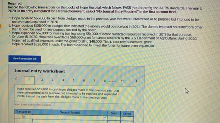  looking for some help. thanks in advance Required: Record the following