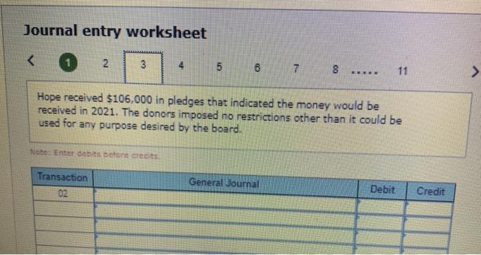 AICPA standards. The year is 2020. (If no entry is required for