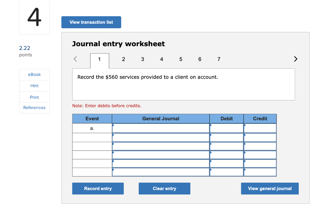 explanation could be given also that would be great. Exercise 4-11 (Algo)