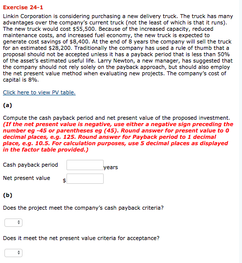 capital expenditure proposals. Project A will cost $450,241, has an expected useful
