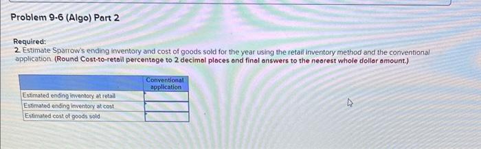 conventional [LO9.3, 9.4] [The following information applies to the questions displayed below]