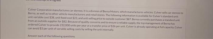 the corporation as a whole resulting from this forced transfer? Potential loss