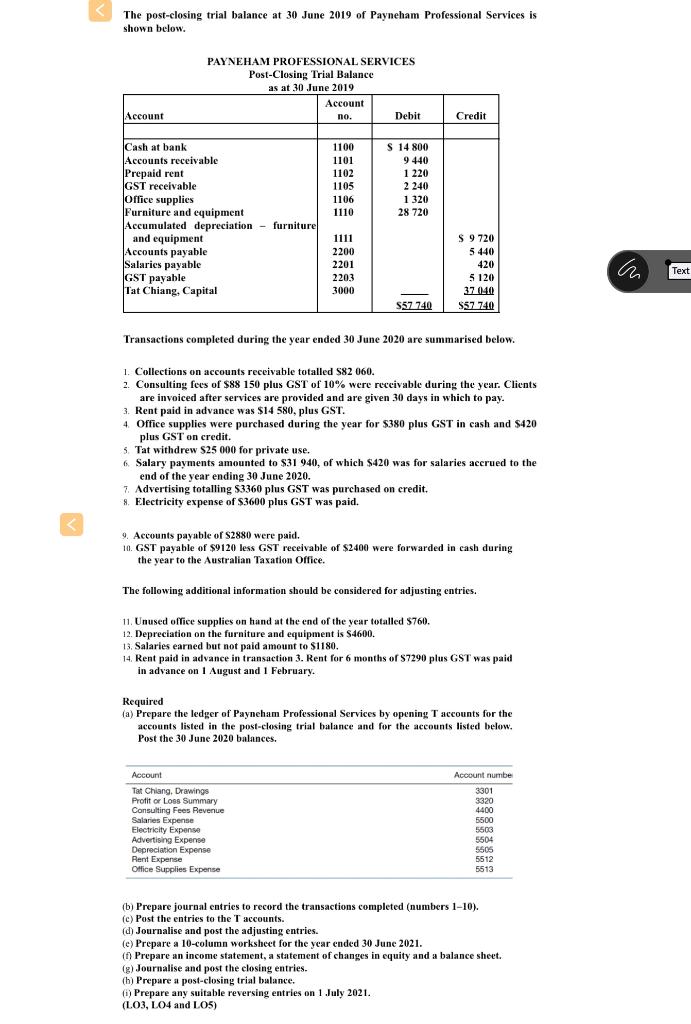 Please write down the steps of the question clearly(a-i). Question (a )to
