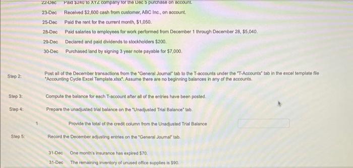 Joumal Tab in the excel template file "Aocounting Cycle Excel Template. dxx2