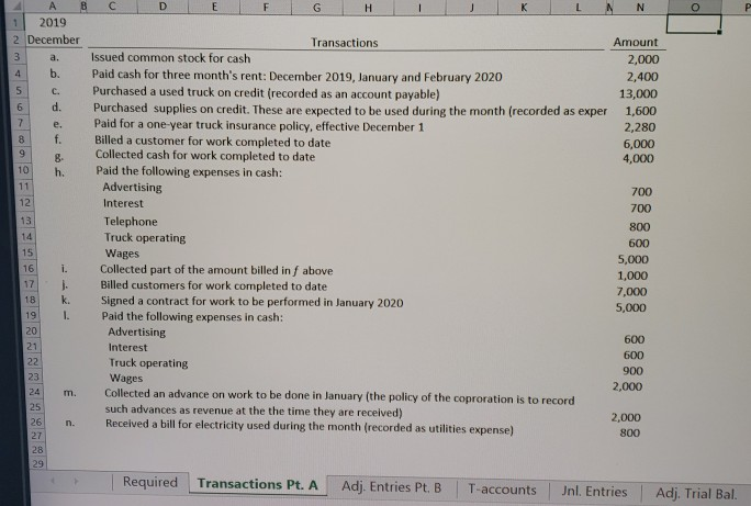 account numbers or descriptions. BRoth Contractors Corporation was incorporated on December 1,