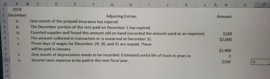 2019. 4 5 Required: 6 Part A 7 1 Prepare journal entries