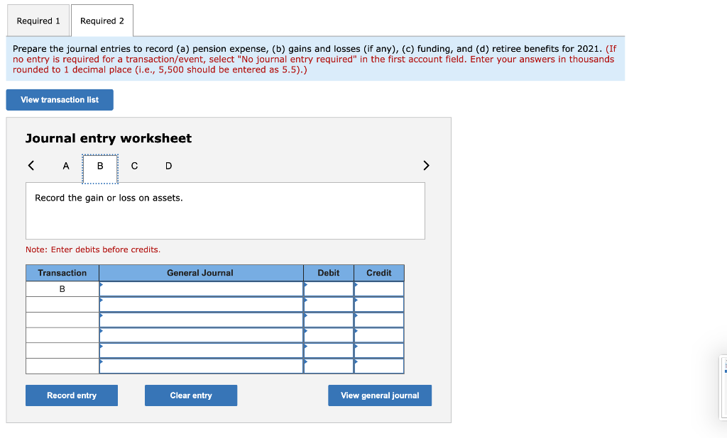 1, 2021: Projected benefit obligation Accumulated benefit obligation Plan assets (fair value)