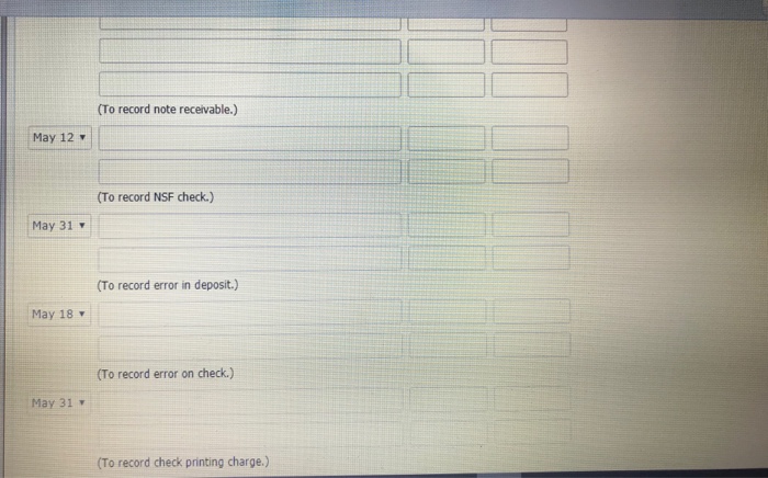 cash account revealed the following facts. 1. The statement included a debit