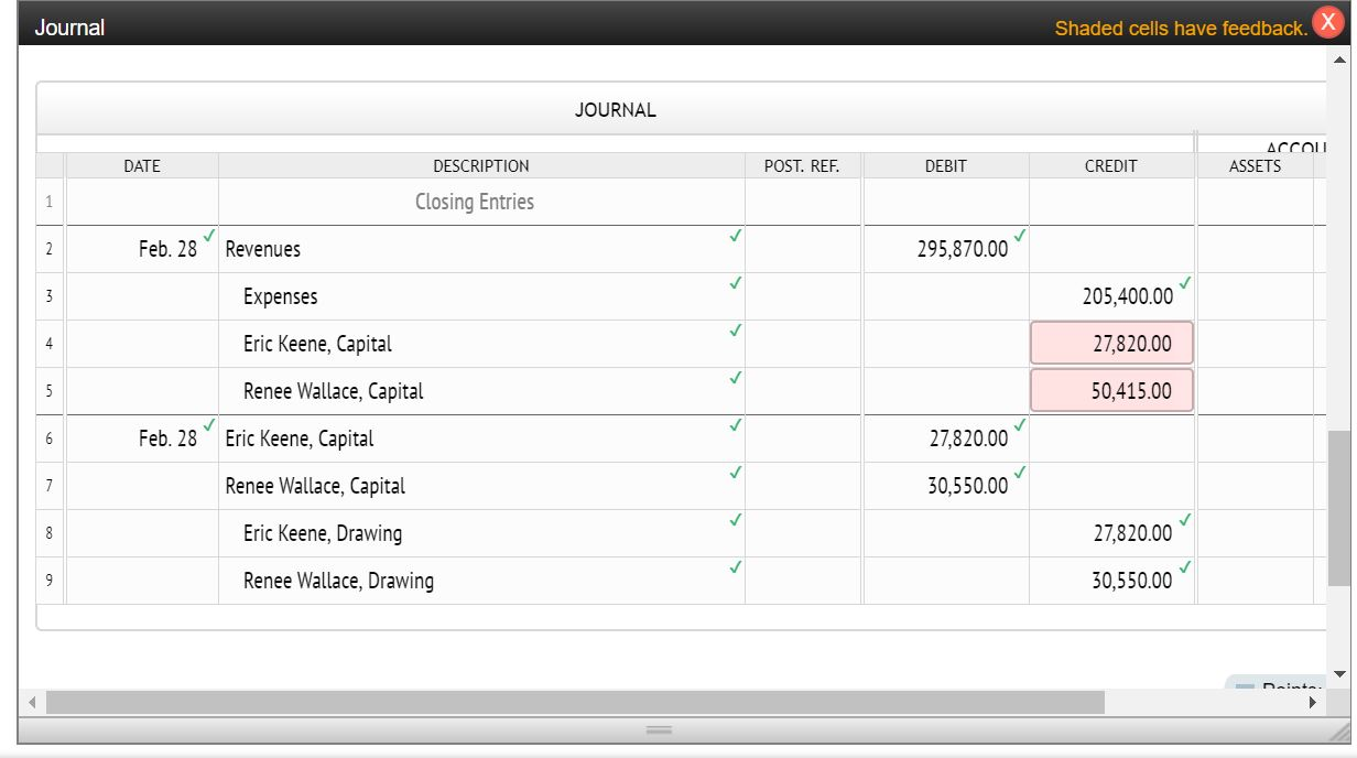 got that and how to get the two (correct) amounts that are
