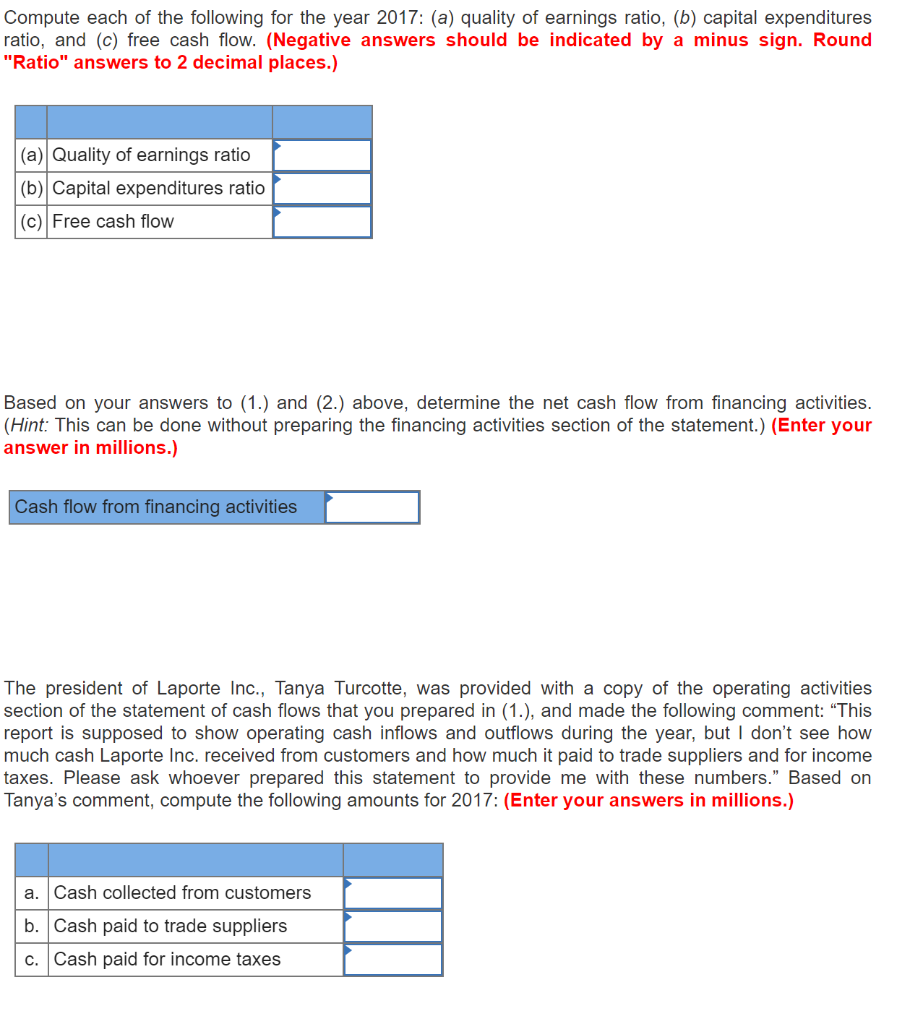 of Equipment (Indirect Method) LO5-2,5-3,5-5, 5-S1 The following information has been reported