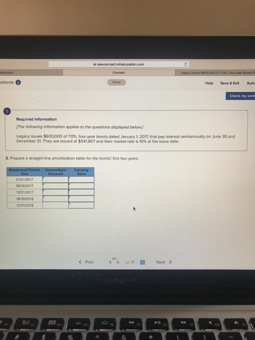  Bonds D oblems Help Save & Exit Subr Check my work