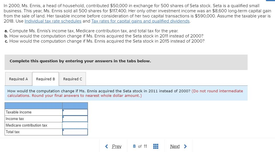  Need help with requirement B In 2000, Ms. Ennis, a head