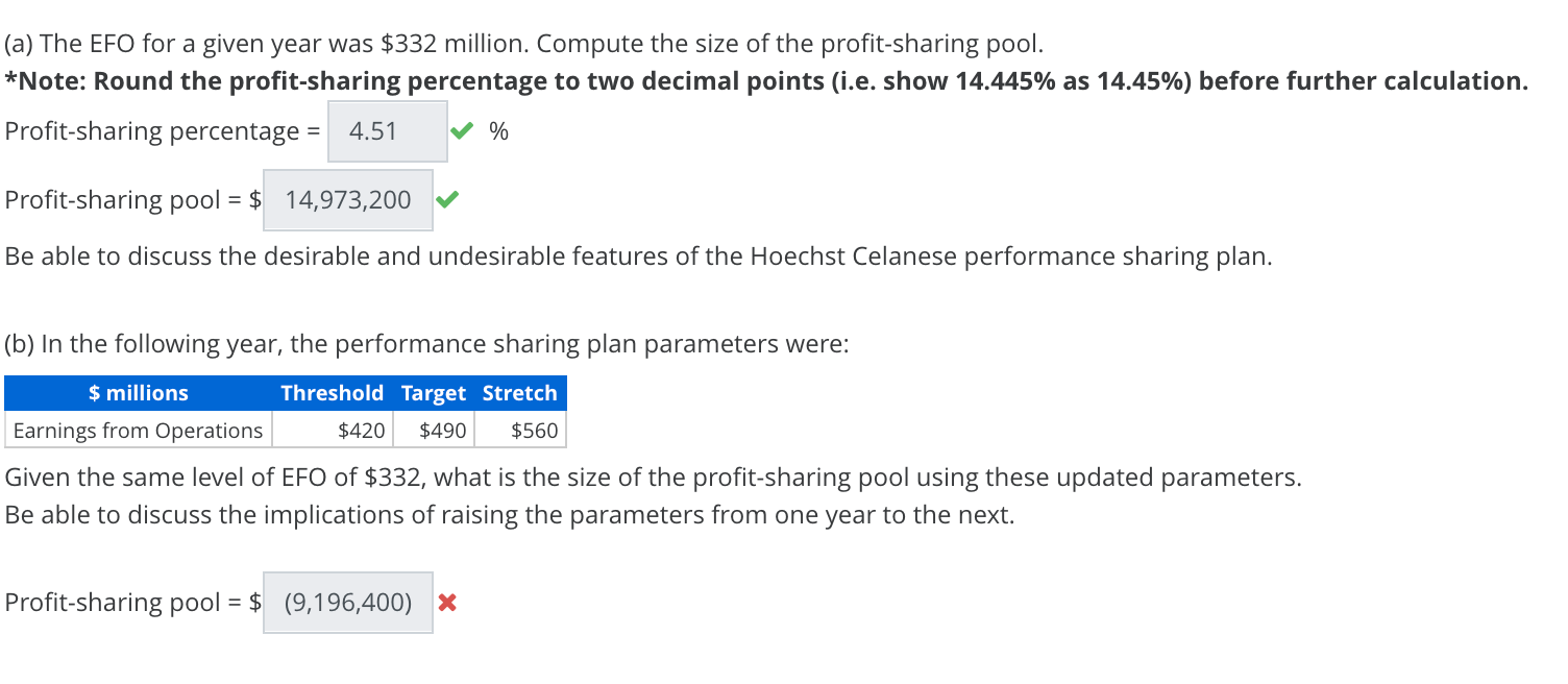 millions Threshold Target Stretch Earnings from Operations $420 $490 $560 Given the