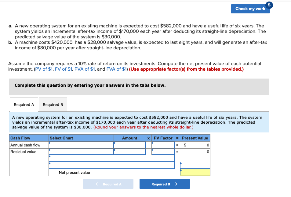  5 Check my work a. A new operating system for an