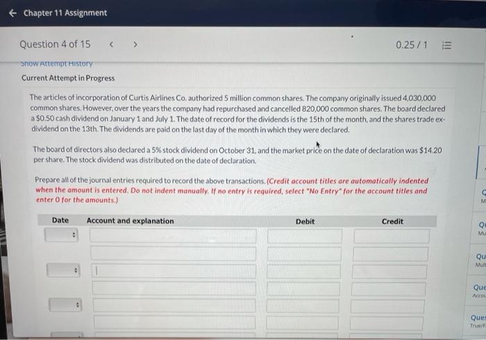 -/1 E View Policies Current Attempt in Progress BB Co.issued 4,400 common