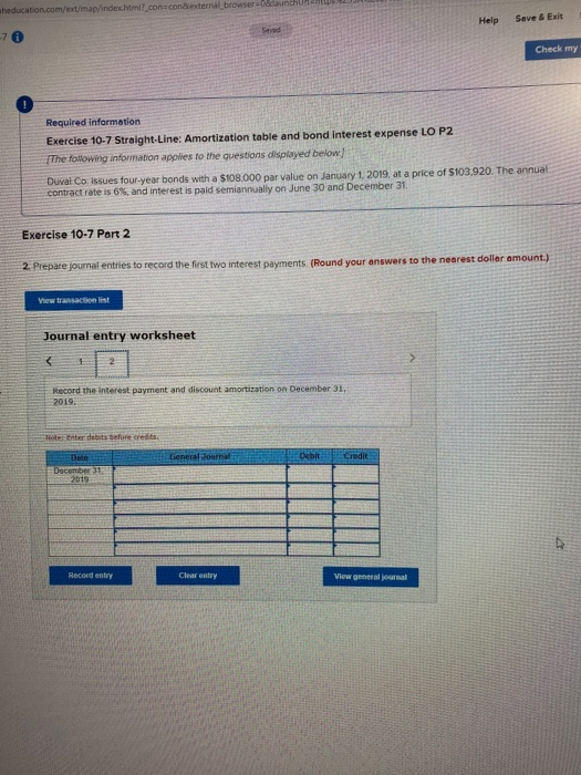 interest expense LO P2 The following information applies to the questions displayed