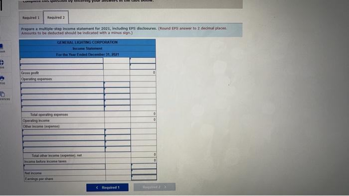 Lighting Corporation as of December 31, 2021 There were 200,000 shares of