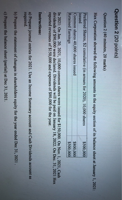  Question 2 (20 points) Question 2 (40 minutes, 20 marks) Hex