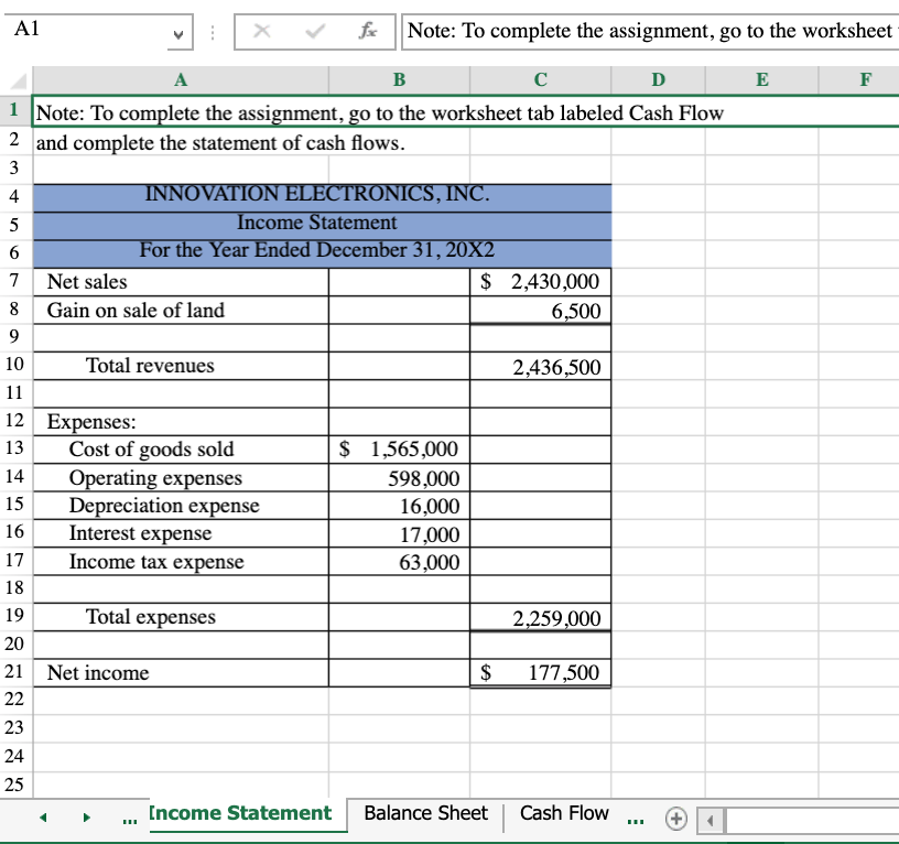 Please type excel formulas where the numbers should be (like how I
