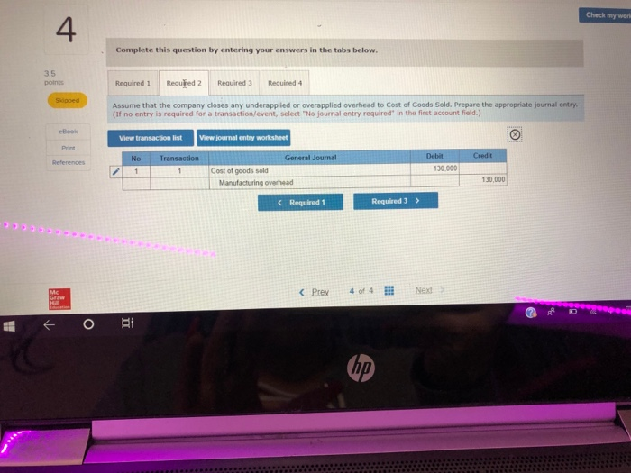 a job-order costing system and applies manufacturing overhead cost to products on