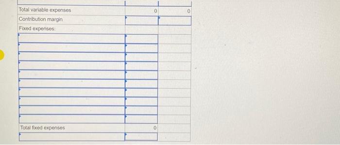 of $3,400 each. The company's selling and administrative costs for a typical