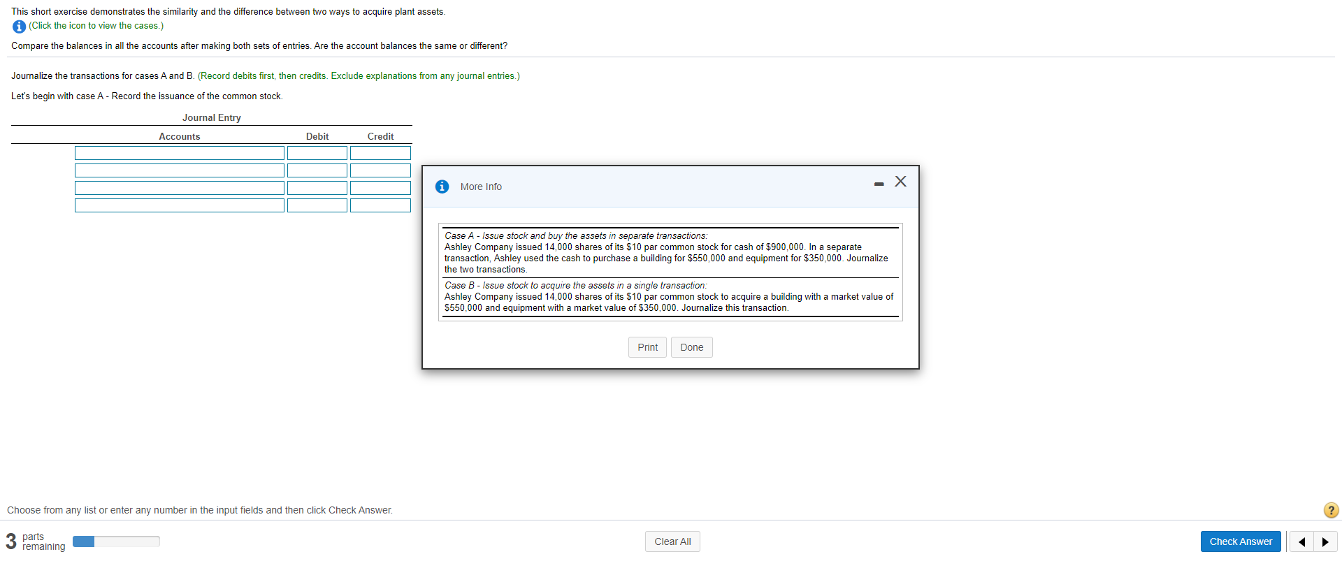 This short exercise demonstrates the similarity and the difference between two