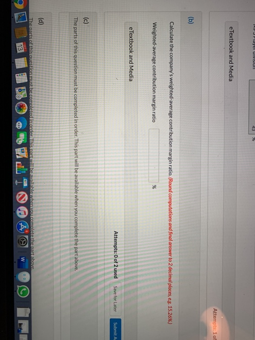 and MP3 players. The business is divided into two divisions along product