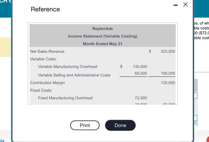 income? Explain why. 3. Determine the balance in Finished Goods Inventory as
