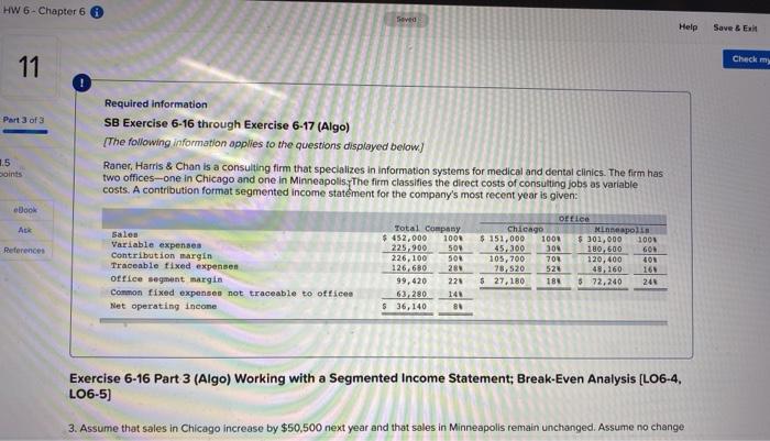  HW 6 - Chapter 6 Svea Help Save & EX Checkmy