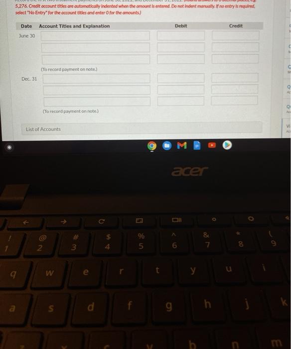 annual Interest Period Cash Payment Interest Expense Reduction of Principal Prii Ba