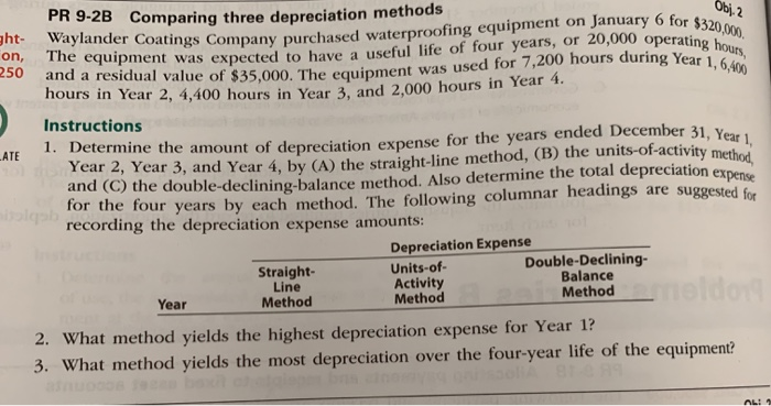 the following changes Paid $360000 NOT $320000, useful life is 5 years
