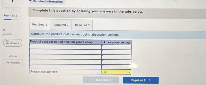 [The following information applies to the questions displayed below.] Trio Company reports