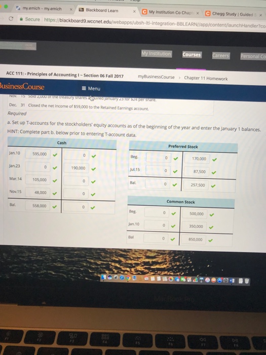 Stockholders Equity, the three with red Xs next to them. Please explain