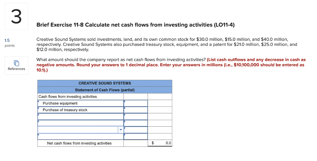 and accounts payable decreases $30,000 Calculate net cash flows from operating activities